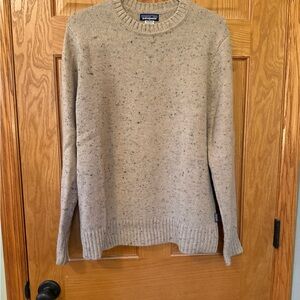 Patagonia Speckled Tan Knit Sweater